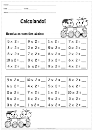 Exercícios de Multiplicação para o Ensino Fundamental